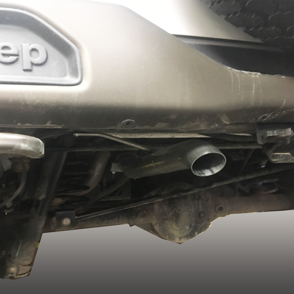 Jeep Wrangler JK JKU Axle Back / Rear Muffler Delete Rear Exit 200720