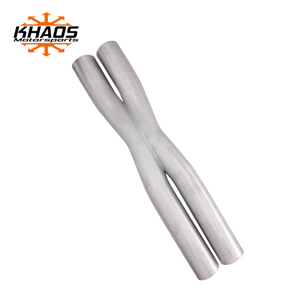 Dodge Charger and Challenger 3" Aluminized Steel Mandrel Bent Crossover X-Pipe