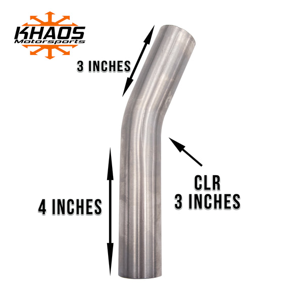 1" OD 22.5 Degree Mandrel Bend 304 Stainless Steel