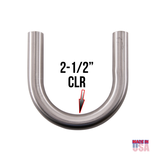 1" OD 180 Degree Mandrel Bend 304 Stainless Steel