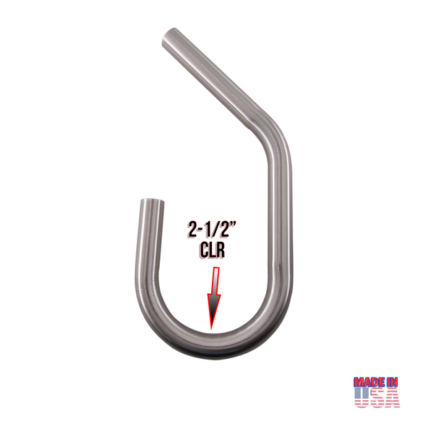 1" OD 180 and 45 Degree Combo Mandrel Bend 304 Stainless Steel