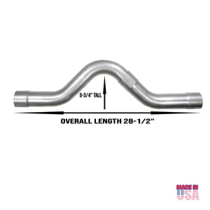 2-1/4" / 2.25"  Universal Over Axle Exhaust Kit