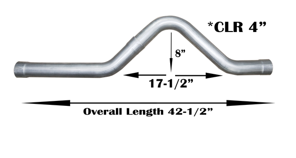 2.5" Universal Over Axle Exhaust Kit AZ