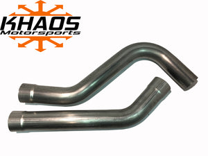 2 1/2" 2.5" Over Axle Exhaust Kit 304 Stainless Steel