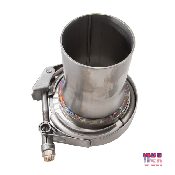V-Band pipe Reducer Adaptor 2-1/2" to 3" Stainless Steel