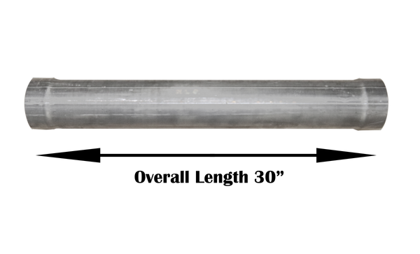 4" Muffler Delete Pipe 30" Length Exp 2 End