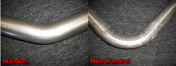 1.75" 1-3/4" 180 45 Degree Combo 16ga Aluminized Mandrel Bend Tubing