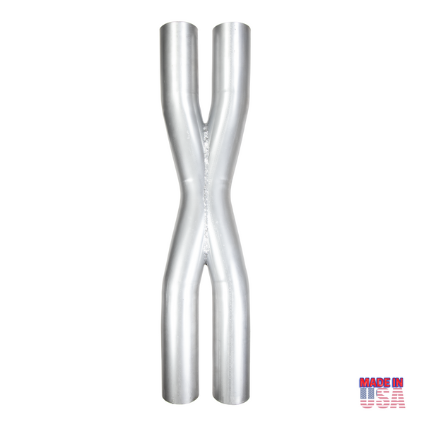 3" Crossover X-Pipe aluminized Mild Steel