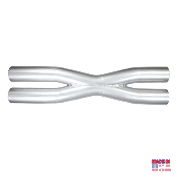 3" Crossover X-Pipe aluminized Mild Steel