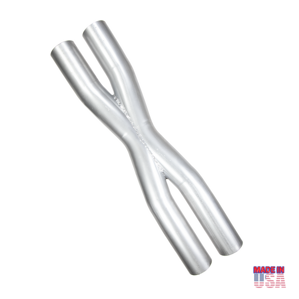3" Crossover X-Pipe aluminized Mild Steel