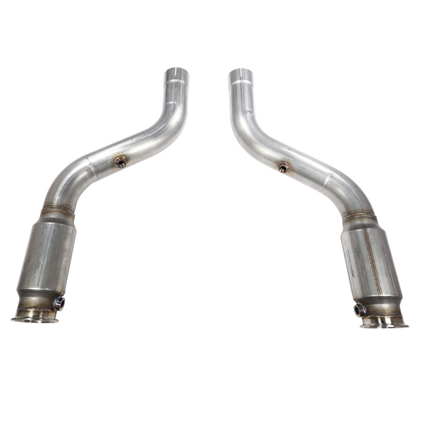 2" Long Tube Headers With  High Flow Catted Mid Pipes- Will Fit All V8 RWD Charger Challenger 300 Magnum