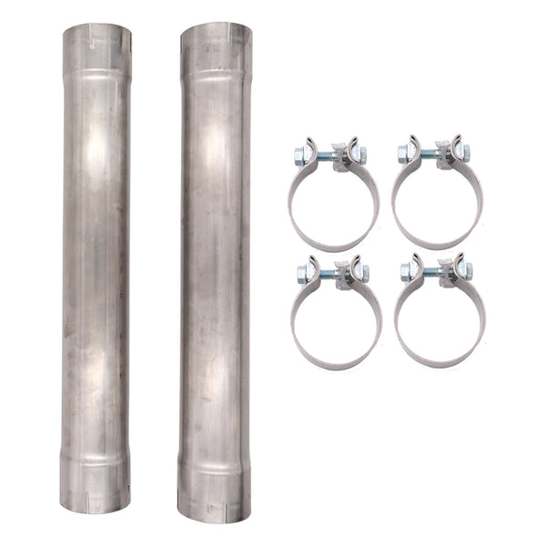 Mid Muffler Delete Kit Dodge Challenger / Charger SRT Hellcat (Round Muffler Only) 304 Stainless Steel Mid Muffler Delete Kit Dodge Challenger / Charger SRT Hellcat (Round Muffler Only) 304 Stainless Steel