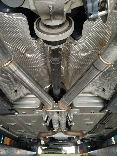 Mid Muffler Replacement Kit Fits Dodge Challenger / Charger SRT Hellcat (Round Muffler Only)