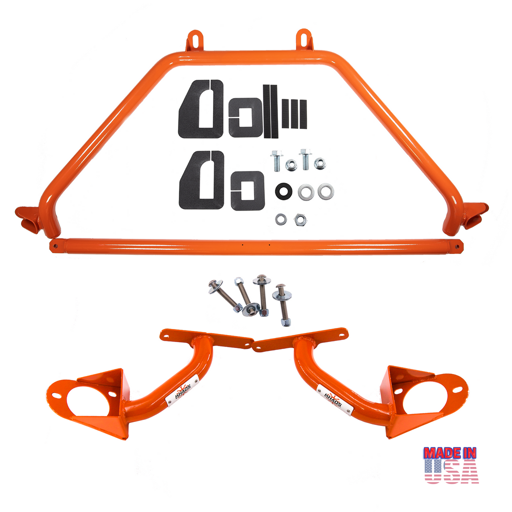 FRONT SHAKER AND REAR STRUT BRACE FOR 2011-2017 CHARGER/CHALLENGER