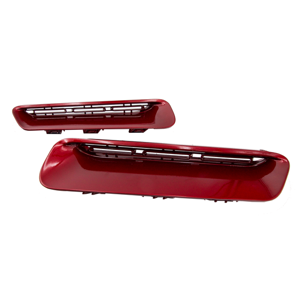 Dodge Challenger Color Matched Hood Bezels (Base Hood)
