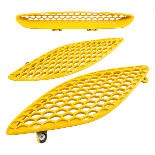 Dodge Charger Color Matched Hood Bezels (Hellcat Hood)