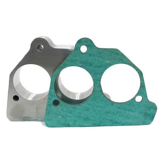 Khaos Motorsports Anodized Black Helix Throttle Body Spacer Chevy Silverado GMC Sierra 1999-2007 4.8 5.3 6.0 LS1