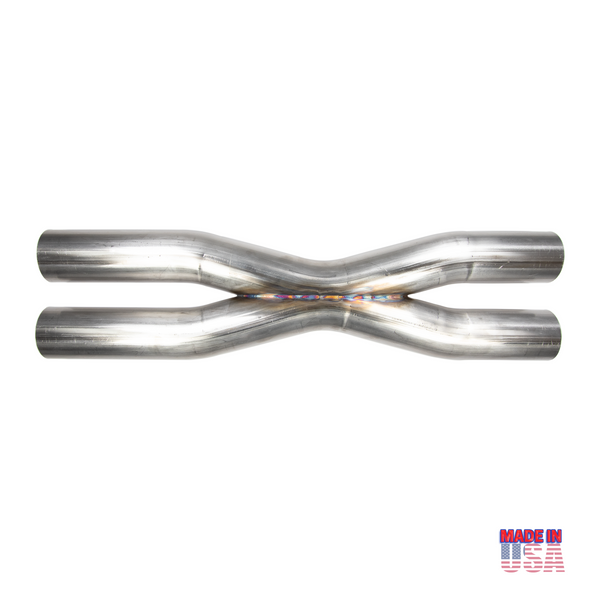 3" Crossover X-Pipe Tig Welded 304 Stainless Steel