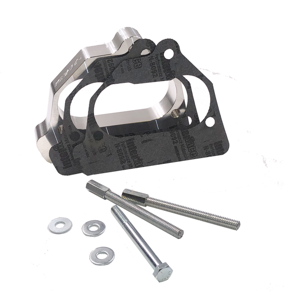 Wide Bore Throttle Body Spacer 87-95 2" open Chevy GMC 4.3L 5.0L 5.7L