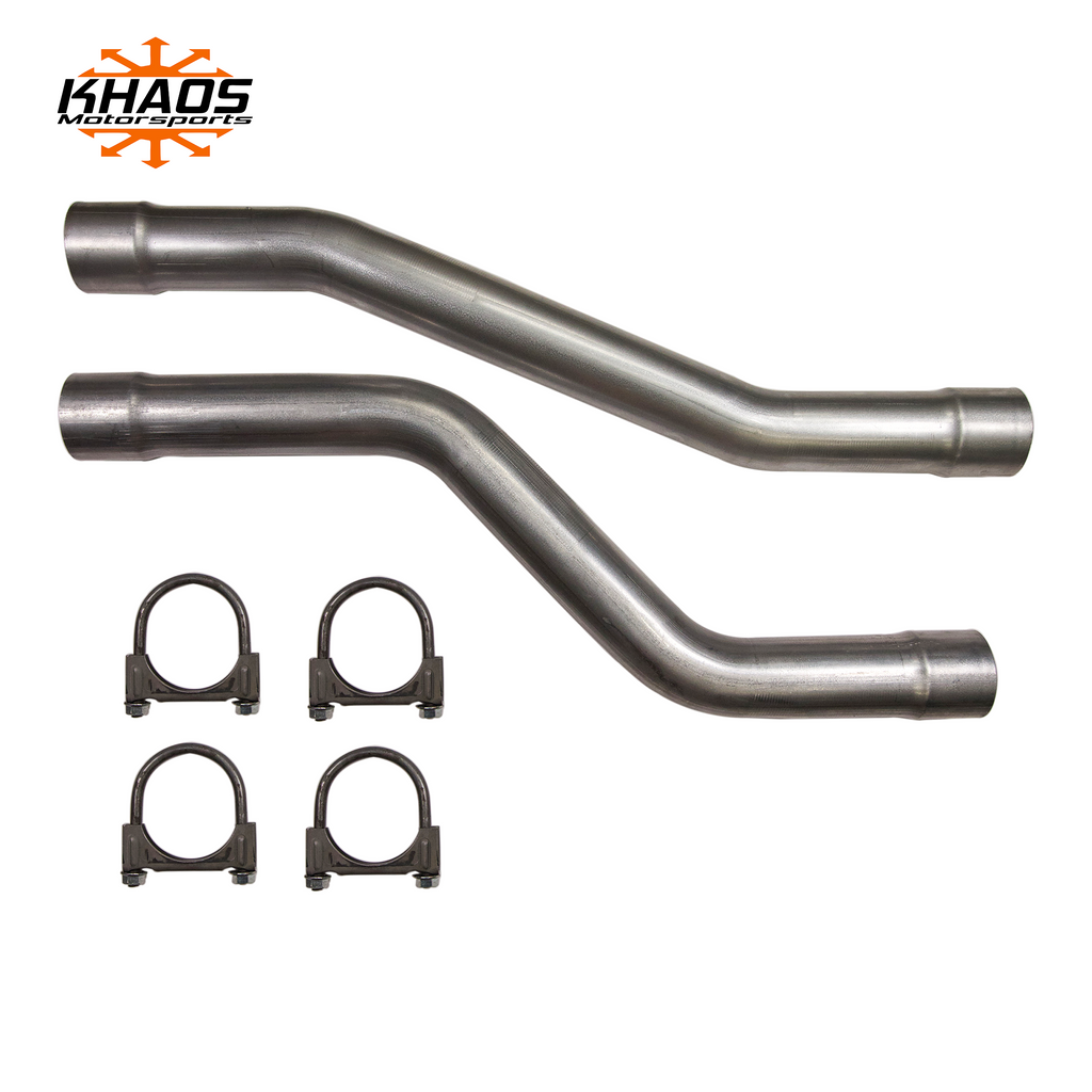 Mid Muffler Delete Kit Install Video Link to YouTube – Khaos Motorsports
