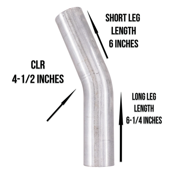 2.75" 20 Degree Bend Aluminized Steel