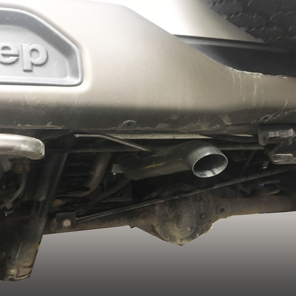 Jeep Wrangler JK JKU Axle Back / Rear Muffler Delete Rear Exit 2007-2017