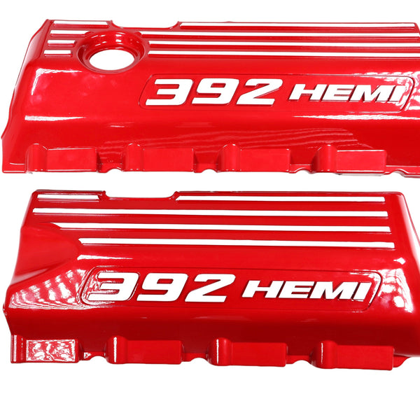 Color Matched OEM Wiring Protector Covers In PRY Redline With Silver Decals