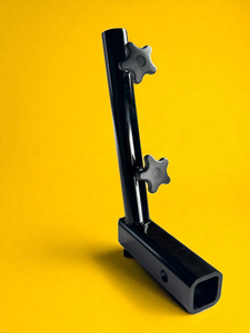 Robust Hitch-Mounted Flagpole Holder - Versatile for ATVs/Trailers