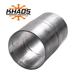 2" ID to 2" ID Exhaust joiner coupler aluminized steel MADE IN USA