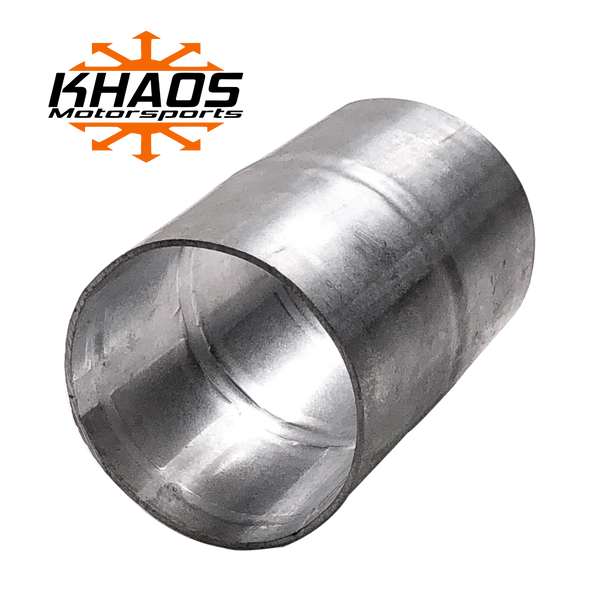 2" ID to 2" ID Exhaust joiner coupler aluminized steel MADE IN USA