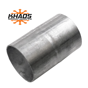 2" ID to 2" ID Exhaust joiner coupler aluminized steel MADE IN USA