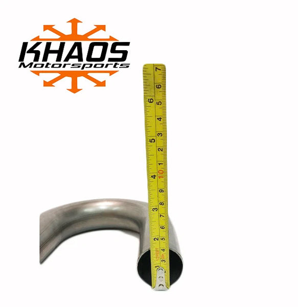 1.625" 1-5/8" 180 45 DEGREE 304 STAINLESS 16ga MANDREL BEND EXHAUST TUBING