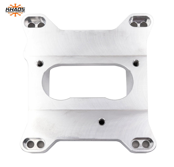 Chevy TBI Onto Holley Edelbrock 4 Barrel Intake Manifold Adapter 1.7 Open