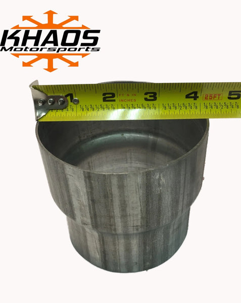 3.5” ID to 4” ID Universal Exhaust Pipe to Pipe Coupler Connector Aluminized