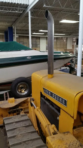 John Deere 350b Bulldozer Dozer Crawler Loader Exhaust stack Stainless Exp. USA