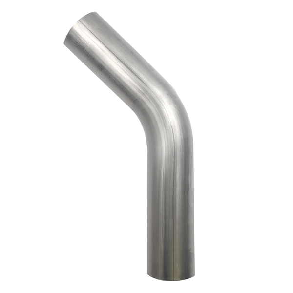 Mandrel 45-Bend Stainless Exhaust Tubing - 2-1/2 10736 Mandrel 45-Bend Stainless Exhaust Tubing - 2-1/2 10736