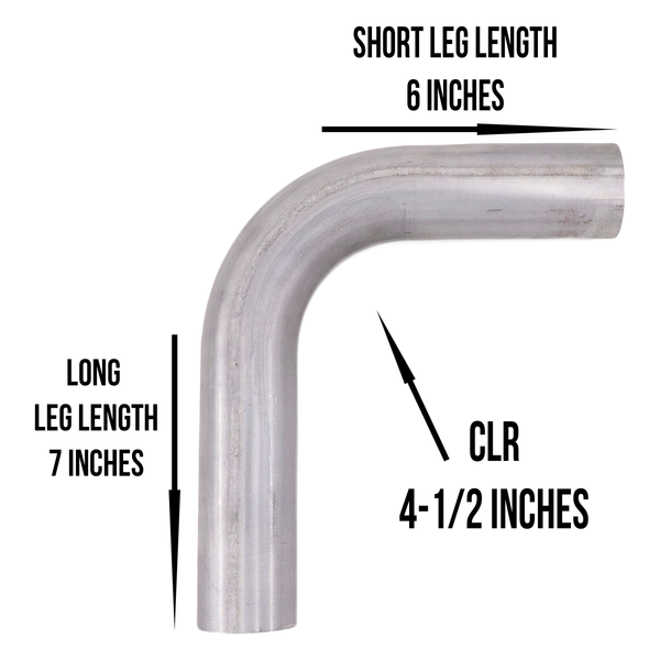 2.75" 90 Degree Bend Aluminized Steel