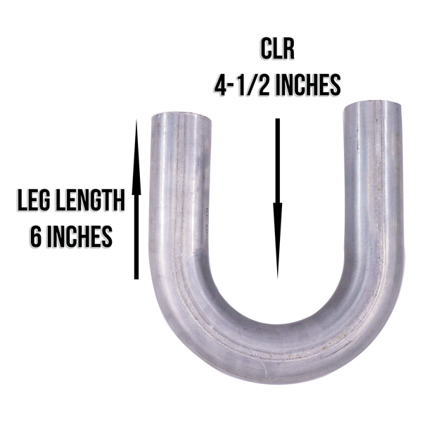 2.75" 180 Degree Bend Aluminized Steel