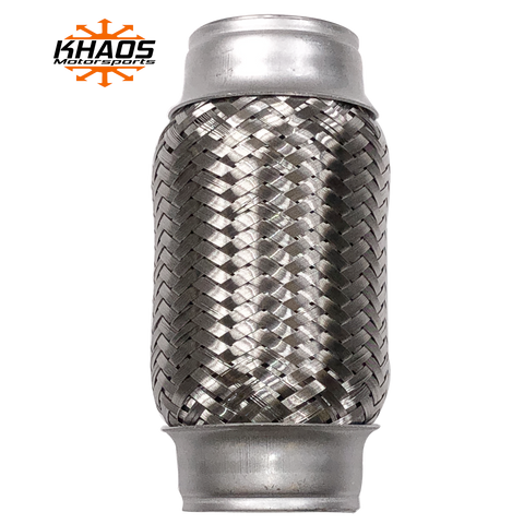 2pcs Heavy Duty Exhaust Flex Pipe Stainless Steel Jordan