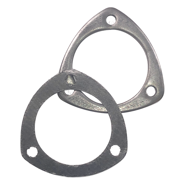 3" ID Flat Flange 3 Hole With Gasket For 3" Exhaust Header Collector Weld Ready