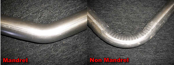1.75" 1-3/4" 90 Degree 16ga Aluminized Mandrel Bend Tubing