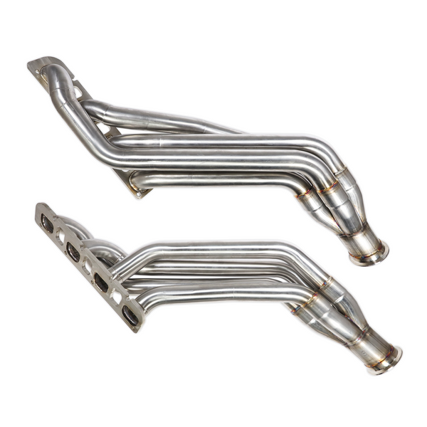 2" Long Tube Headers With  High Flow Catted Mid Pipes- Will Fit All V8 RWD Charger Challenger 300 Magnum