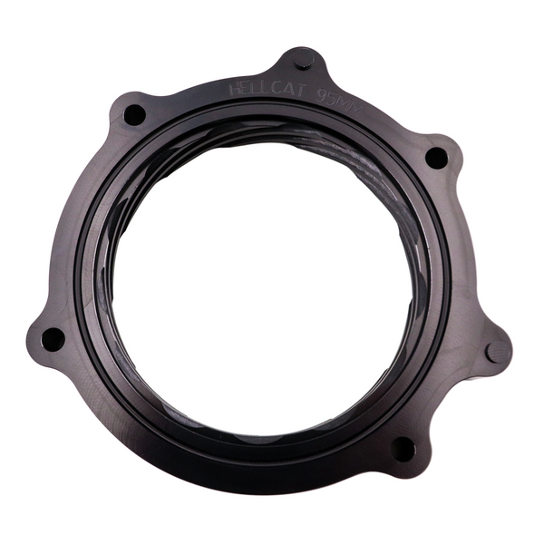 6.2L HellCat ThrottleBody Spacer With Helix Bore 95MM Black