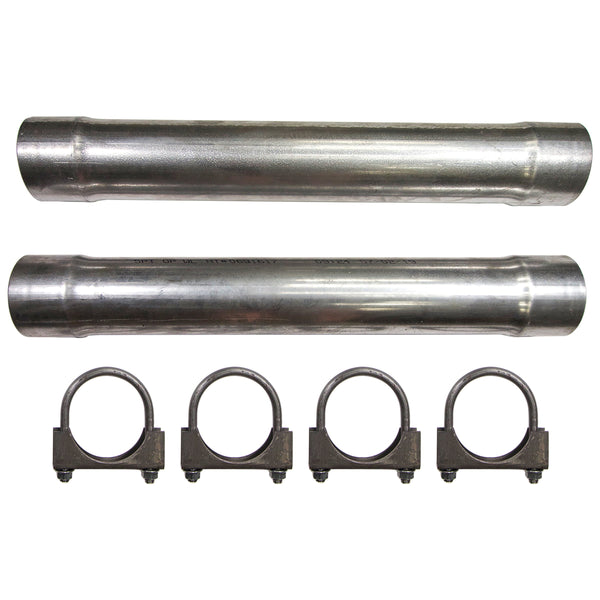 Mid Muffler Replacement Kit Fits Dodge Challenger / Charger SRT Hellcat (Round Muffler Only)