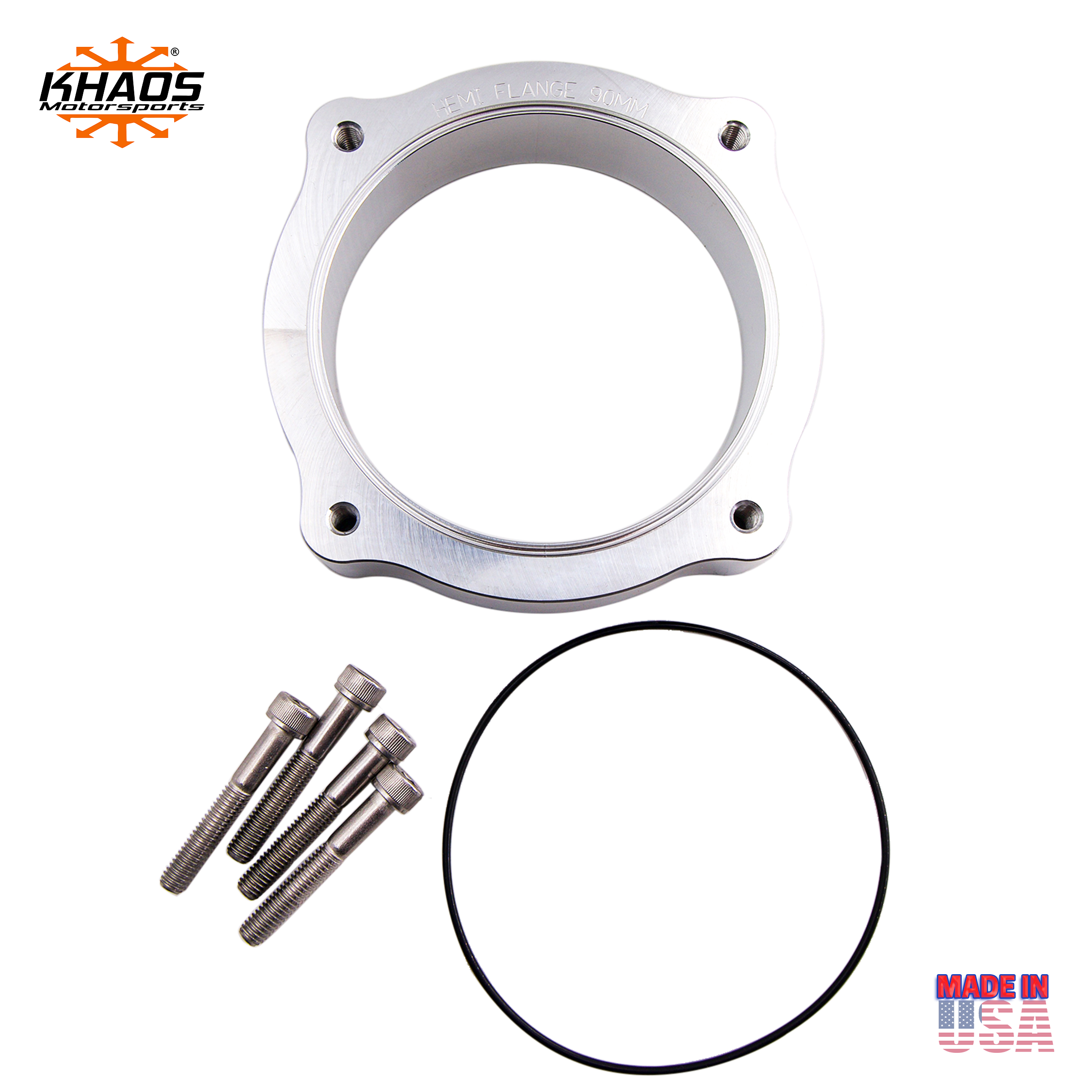 Throttle Body Flange For Custom HEMI Intake Manifolds 6061 Aluminum We