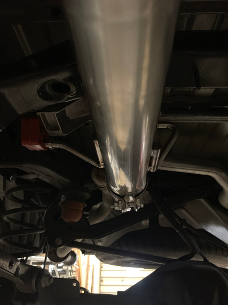 2019 - Present Dodge Ram 5.7L Muffler Delete 304 Stainless Steel