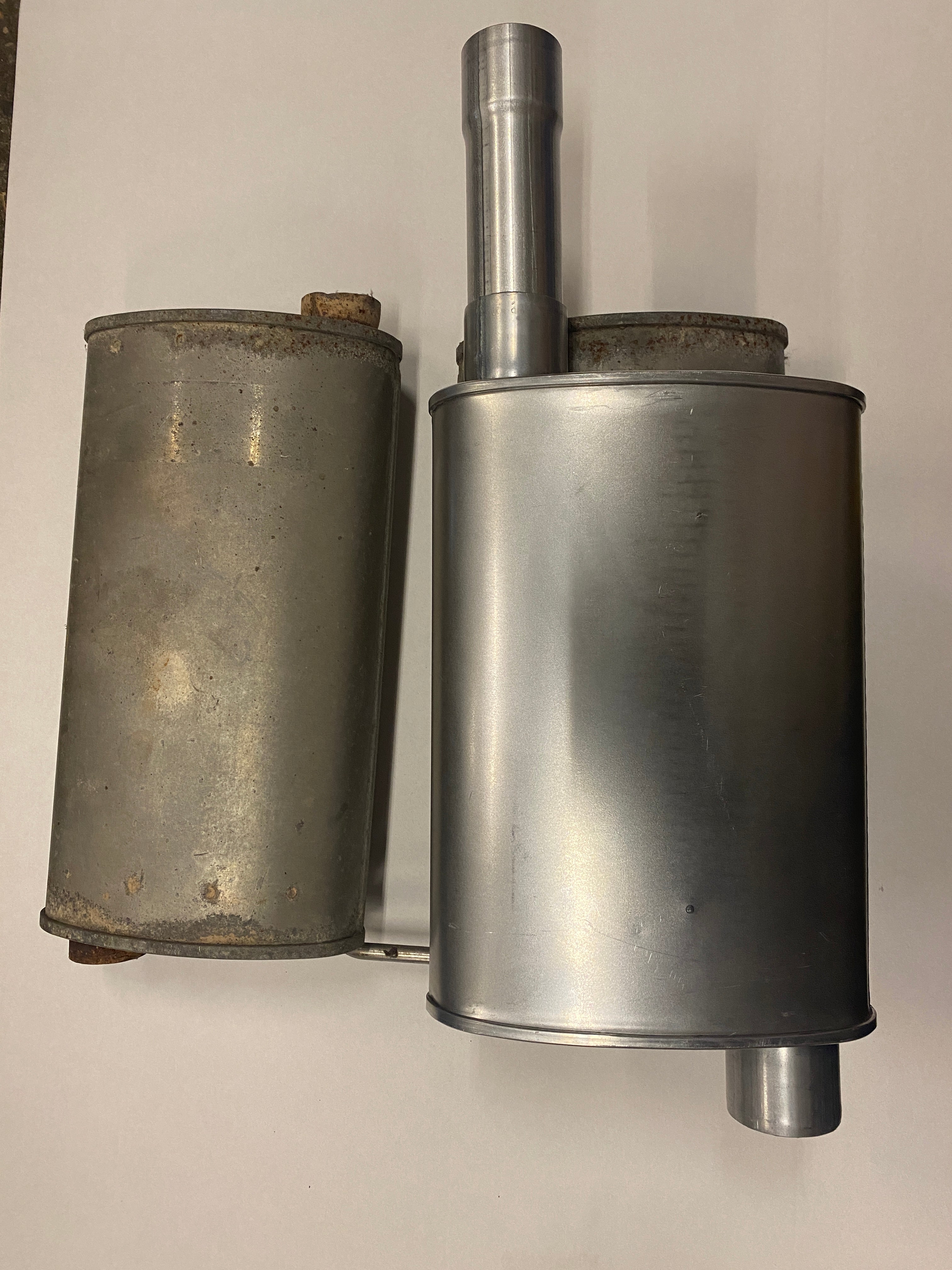 Charger/challenger midmuffler replacement Turbo Muffler 2.25" ID Tri